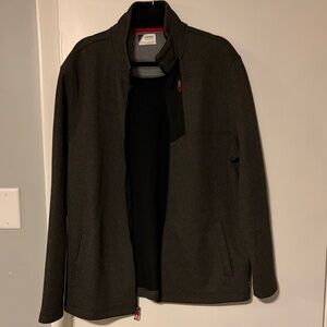 Izod Gray and Black Performance Jacket